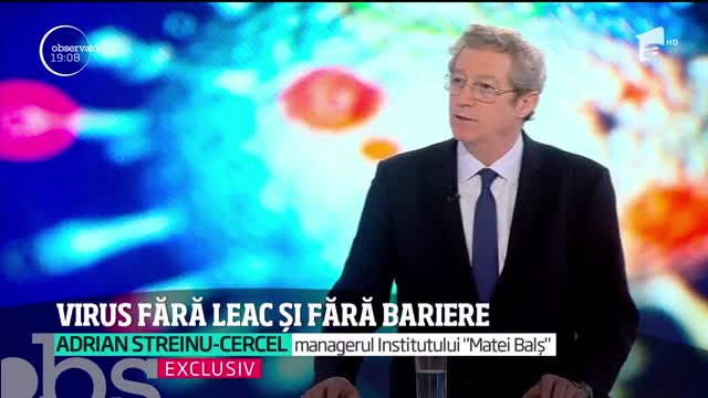 Managerul Institutului Matei Bals, profesorul doctor Adrian Streinu Cercel: Atacă &icirc;n special persoanele &icirc;n v&acirc;rstă