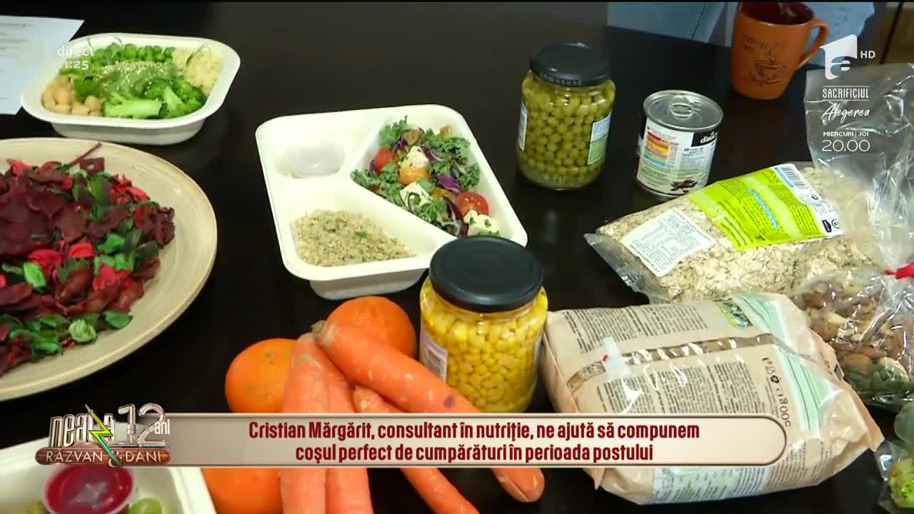 Neatza cu Răzvan şi Dani. Ce m&acirc;ncăm sănătos &icirc;n timpul postului?