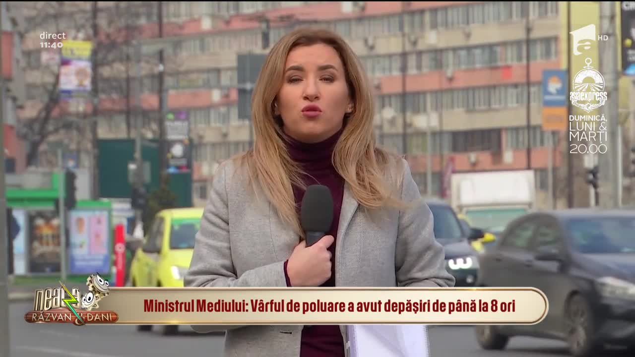 Neatza cu Răzvan şi Dani. Poluare record &icirc;n această dimineață &icirc;n Capitală