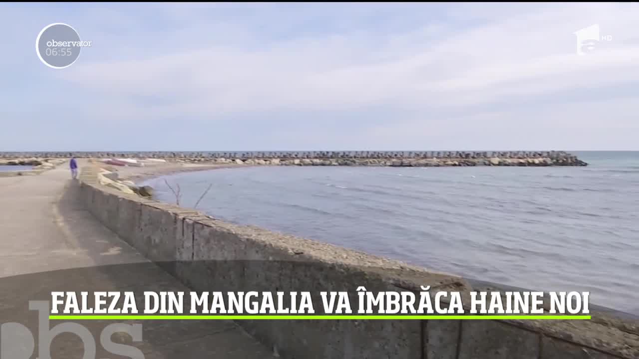A &icirc;nceput reabilitarea falezei dintre Mangalia şi Saturn!