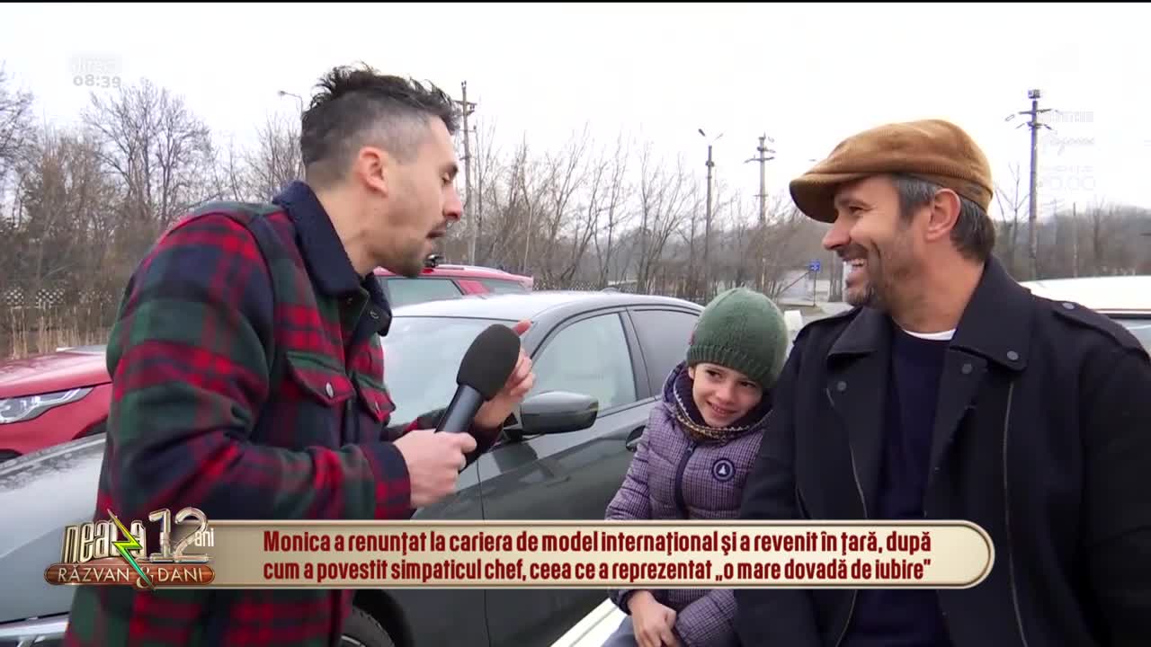Chef Nicolai Tand, surpriză pentru soţie, &icirc;n direct, la Neatza cu Răzvan şi Dani!