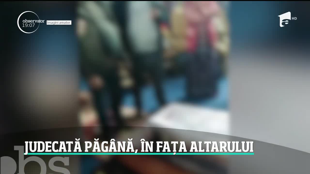 Staborul s-a mutat &icirc;n faţa altarului. Mai mulţi tineri au fost judecaţi chiar &icirc;n biserică, sub ochii unui preot