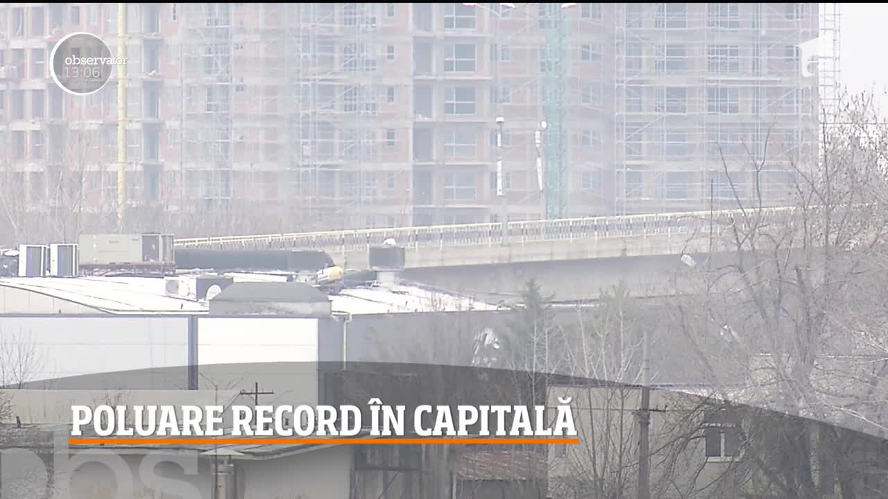 Alertă de poluare &icirc;n Capitală! S-au &icirc;nregistrat depăşiri de peste o mie la sută ale valorilor normale