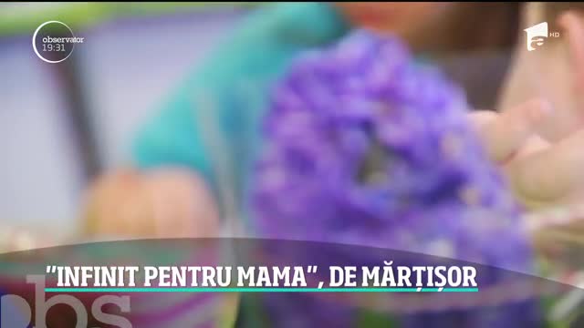 Ghioceii, lalelele şi mărţişoarele au umplut şcoliile din ţară. Un mărţişor special pregăteşte şi echipa Observator &icirc;n campania "Infinit pentru mama"