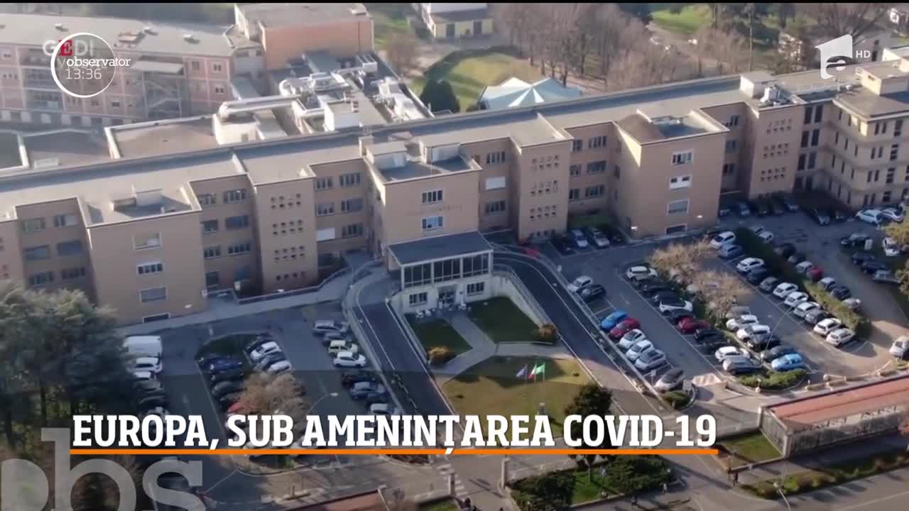 Europa, sub amenințarea coronavirusului. Papa Francisc a ieșit negativ la testul pentru Covid-19