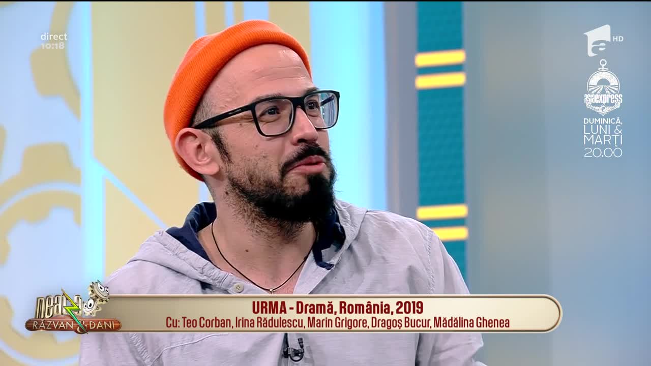 Pelicula &bdquo;Urma", debutul &icirc;n regia de lungmetraj al lui Dorian Boguţă, la Neatza cu Răzvan și Dani