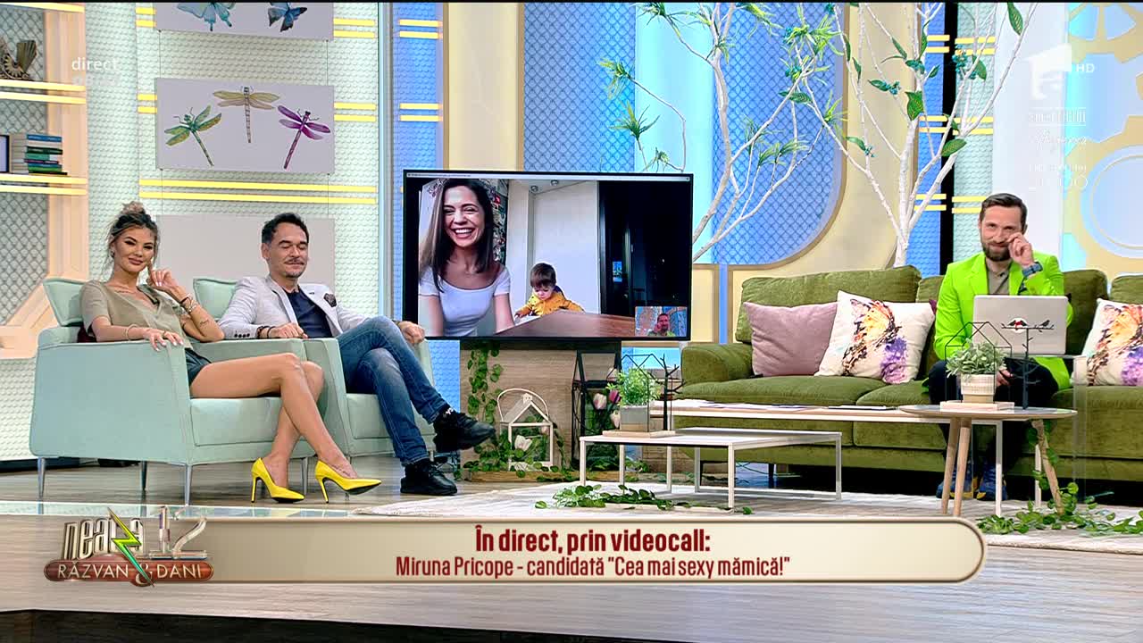 Neatza cu Răzvan și Dani caută "Cea mai sexy mămică". Miruna Pricope: &Icirc;mi doresc să dorm două ore &icirc;n plus