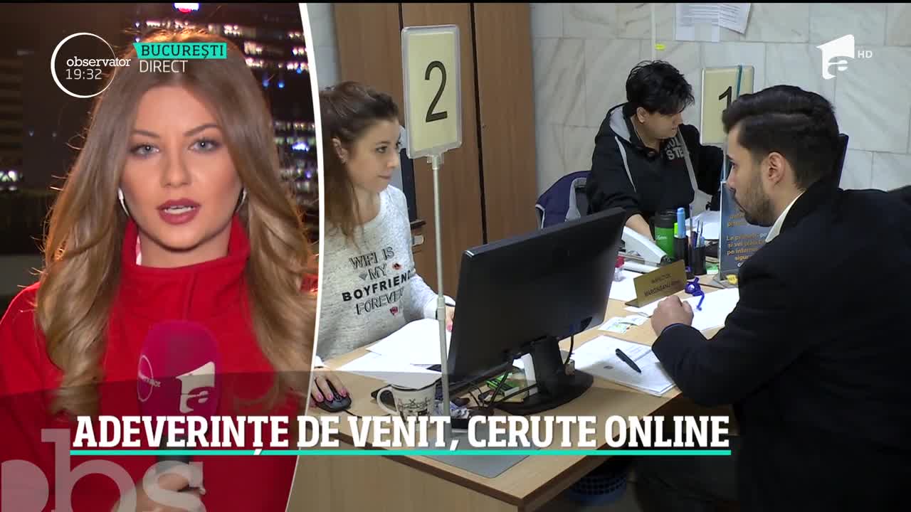 Rom&acirc;nii vor putea cere adeverințele de venit online