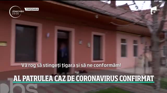 Al patrulea caz de coronavirus a fost confirmat &icirc;n Rom&acirc;nia. Testele făcute &icirc;n cazul unui bărbat din Timişoara au ieşit pozitive