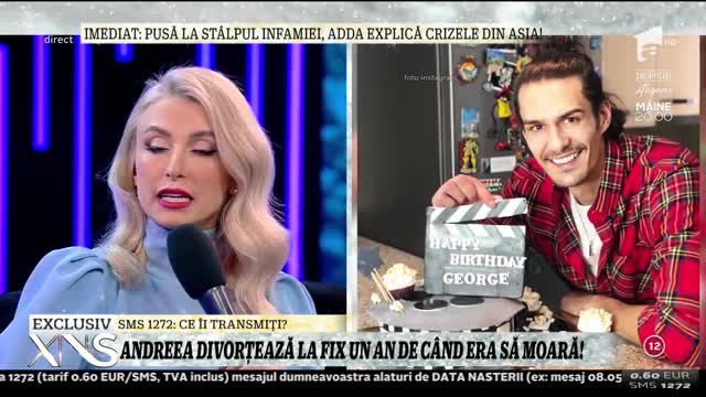 Xtra Night Show. Motivul pentru care Andreea Bălan divortează: În decembrie și-a schimbat comportamentul. Nu mai era la fel, a mai lipsit niște nopți de acasă