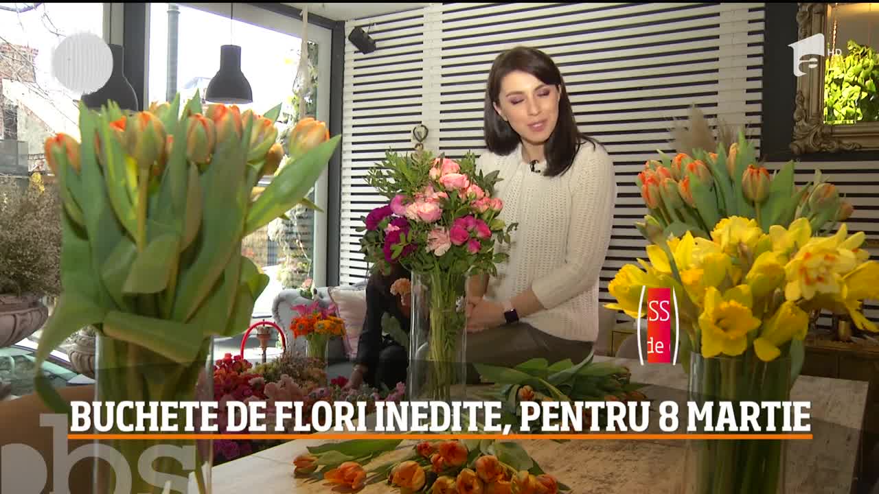 Buchete de flori inedite, pentru 8 martie