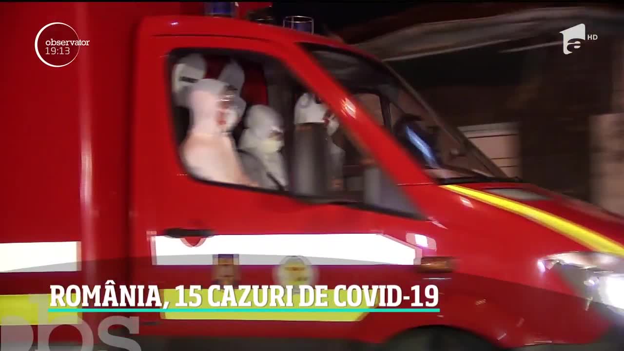 Rom&acirc;nia are 15 cazuri de coronavirus. Două se află &icirc;n Capitală