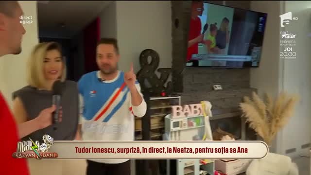 Neatza cu Răzvan și Dani. Tudor Ionescu, &icirc;n bucătărie de Ziua Bărbatului. Ana: Mi-a dat un singur cadou &icirc;n viața lui