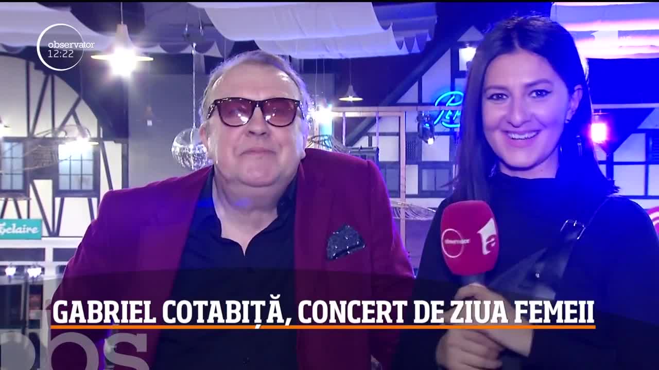 Gabriel Cotabiță, concert special de Ziua Femeii. Vedetele au transmis mesaje emoționante mamelor lor