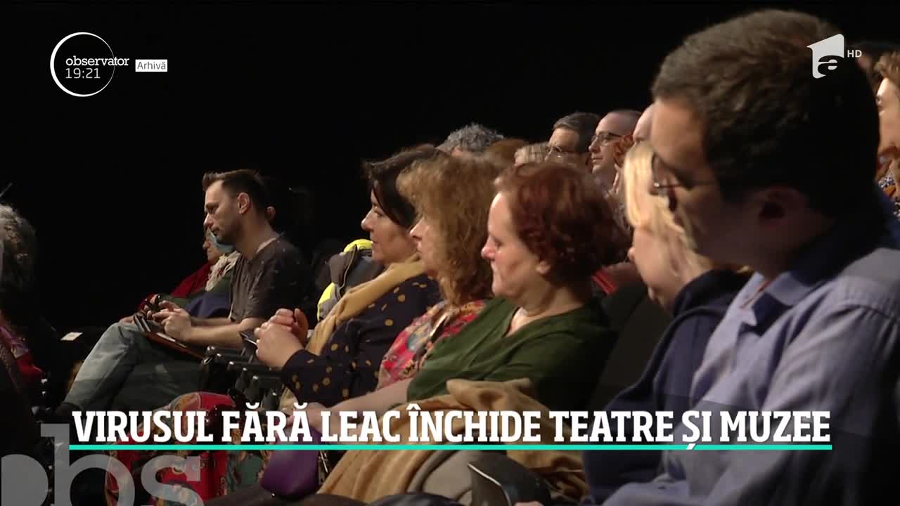Coronavirus &icirc;nchide teatre și muzee