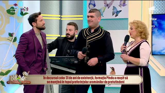 Neatza cu Răzvan și Dani. Cornelia Rednic și formația Pindu c&acirc;ntă piesa Gura ta mi-ambeată
