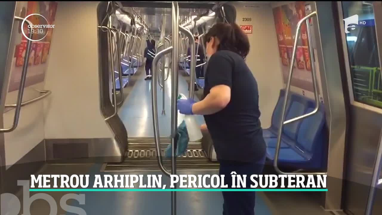 Metroul arhiplin, pericol &icirc;n subteran