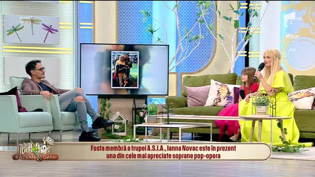 Neatza cu Răzvan și Dani. Erika, fiica Iannei Novac &icirc;i calcă pe urme mamei sale: Este partenera mea de scenă. Am avut și un spectacol &icirc;mpreună