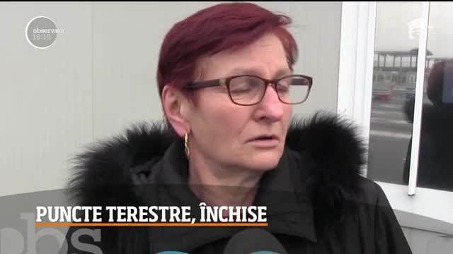 Punctele de frontieră, &icirc;nchise
