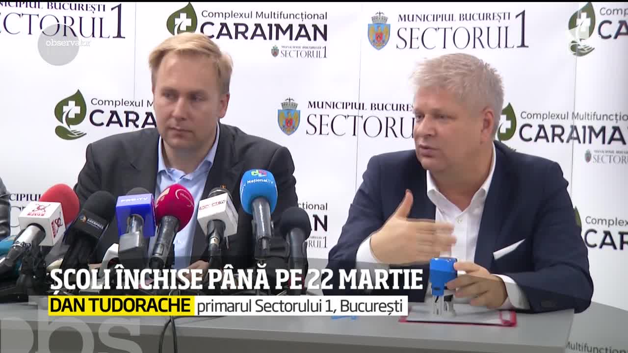 Toate școlile din Rom&acirc;nia vor fi &icirc;nchise p&acirc;nă pe 22 martie