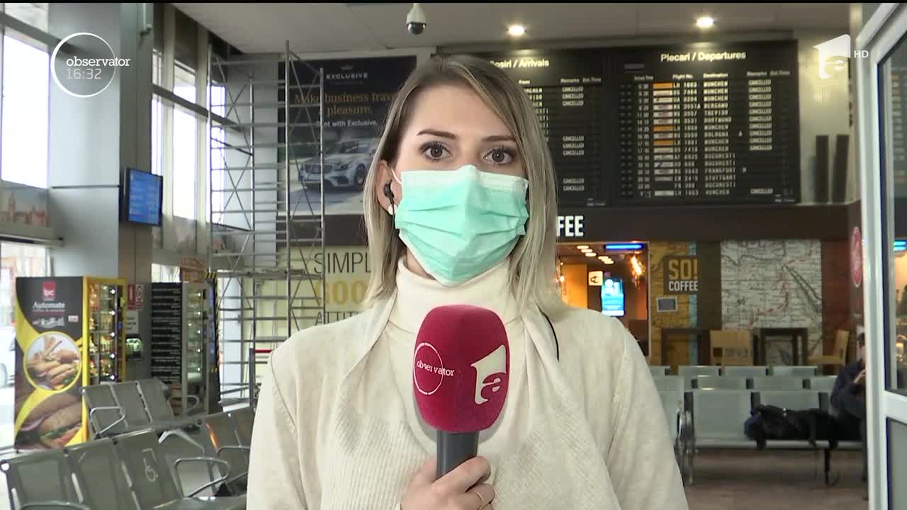 Rom&acirc;ni rămași &icirc;n carantină pe aeroportul din Timişoara