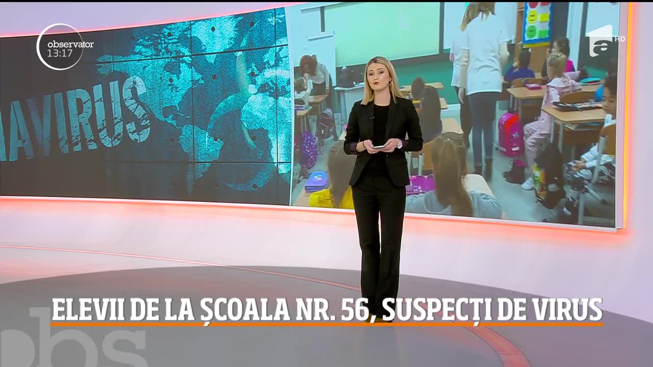 Special Observator: Elevii de la școala nr. 56, suspecți de coronavirus