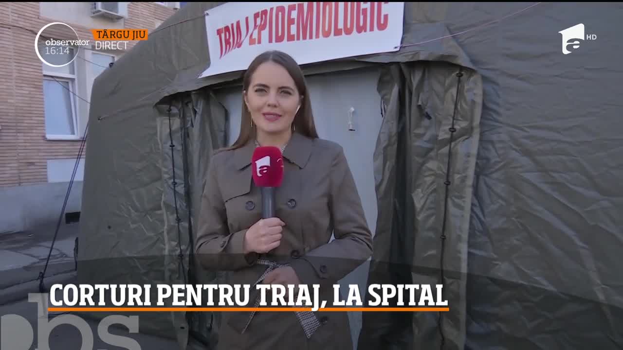 Autoritățile au &icirc;nceput să instaleze corturi militare &icirc;n curţile spitalelor