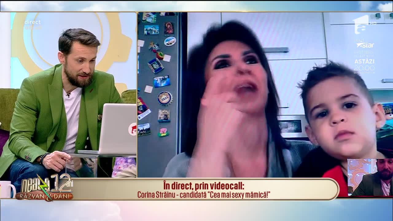 Corina Străinu, mămică de trei copii. Neatza cu Răzvan și Dani caută Cea mai sexy mămică