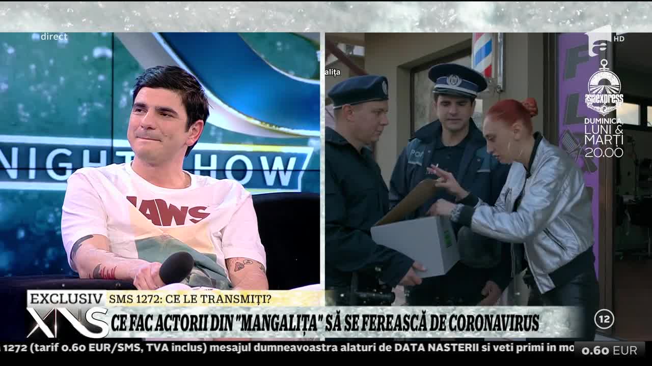 Ce fac actorii din "Mangaliţa" să se ferească de coronavirus