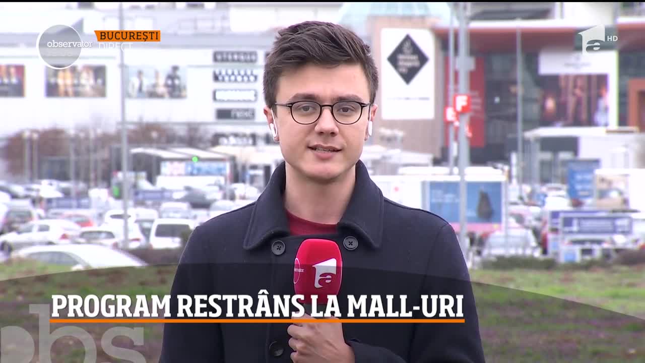 Program restr&acirc;ns la mall-urile din Rom&acirc;nia: vor funcţiona &icirc;ntre orele 12 și 20