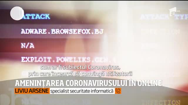Amenințarea coronavirusului &icirc;n online