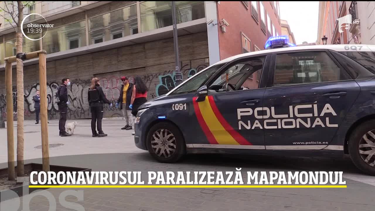 Coronavirusul paralizează Europa. Franţa urmează să &icirc;nchidă Parisul