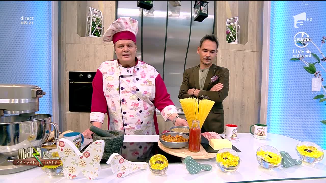 Ai cumpărat toate pastele din magazin și acum nu știi ce să faci cu ele? Vlăduț &icirc;ți recomandă rețeta: Spaghete de primăvară