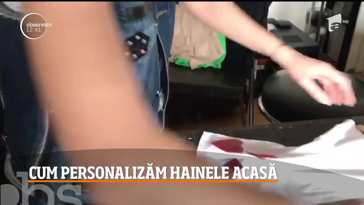 Cum personalizăm hainele acasă