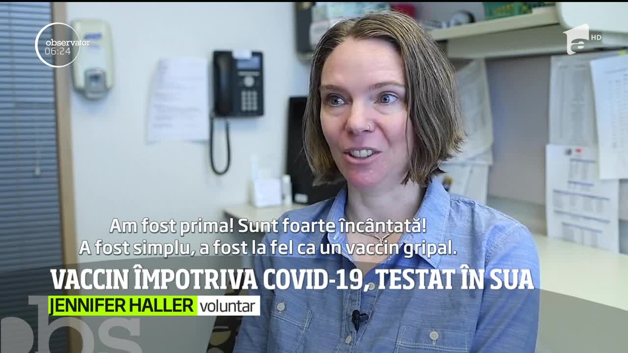Vaccin &icirc;mpotriva COVID-19, testat &icirc;n SUA