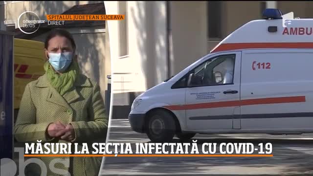 Anchetă la Spitalul Judeţean Suceava. Un pacient internat de c&acirc;teva zile, diagnosticat cu noul coronavirus