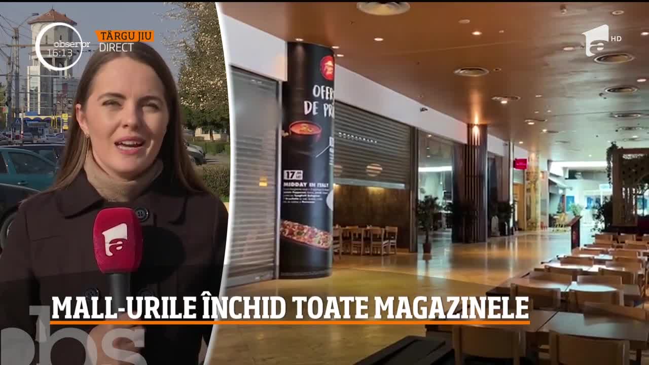 Coronavirus (Covid-19) &icirc;n Rom&acirc;nia. Mall-urile &icirc;nchid toate magazinele
