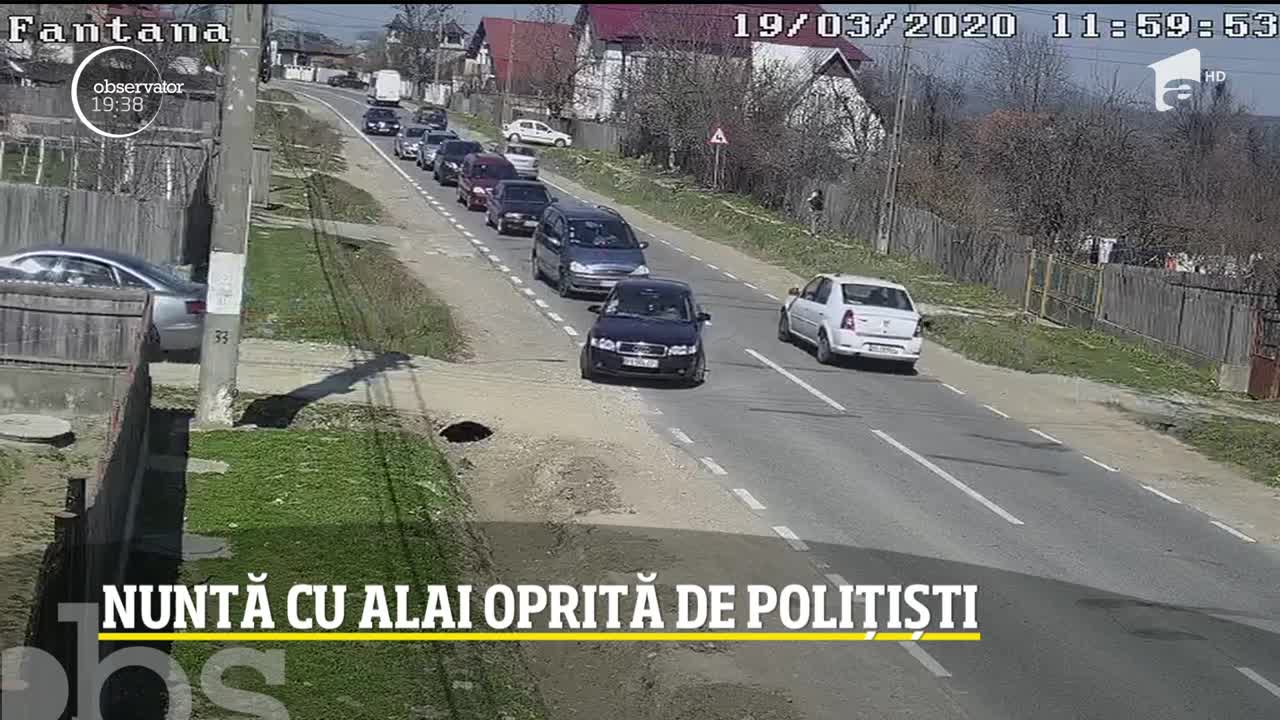 Nuntă care a sfidat lupta cu coronavirusul. Zona s-a umplut de poliţişti, jandarmi şi mascaţi