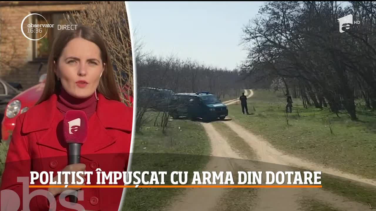 Gest extrem &icirc;n Mehedinți. Un polițist s-a &icirc;mpușcat &icirc;n timpul serviciului