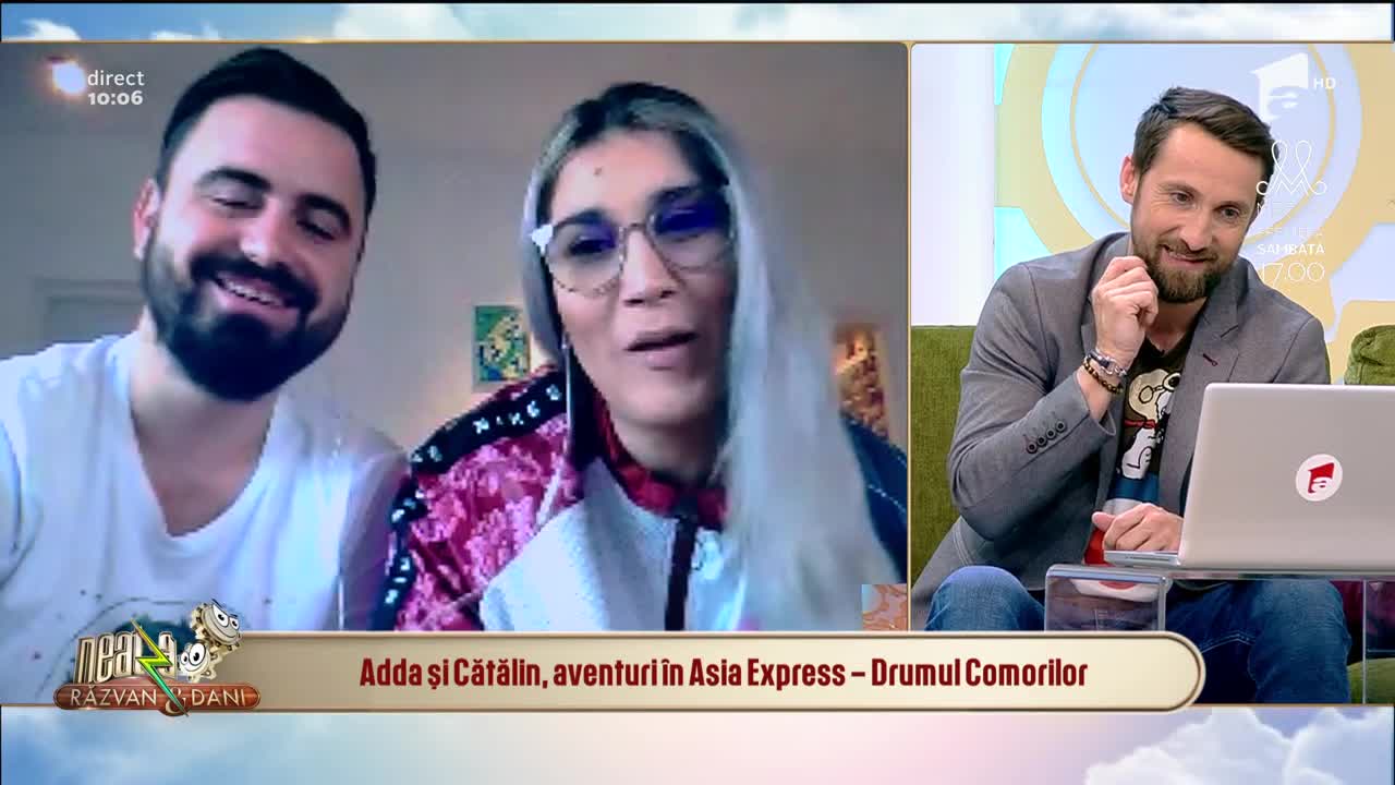 Adda şi Cătălin Rizea, cel mai controversat cuplu de la Asia Express: "Acum trebuie să o suport pe Adda și acasă, în autoizolare"