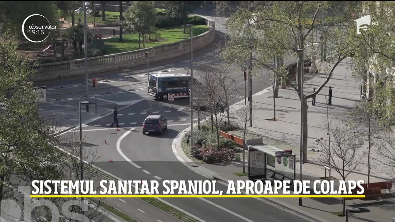 Sistemul sanitar spaniol, aproape de colaps. 375 de oameni au murit &icirc;n ultimele 24 ore