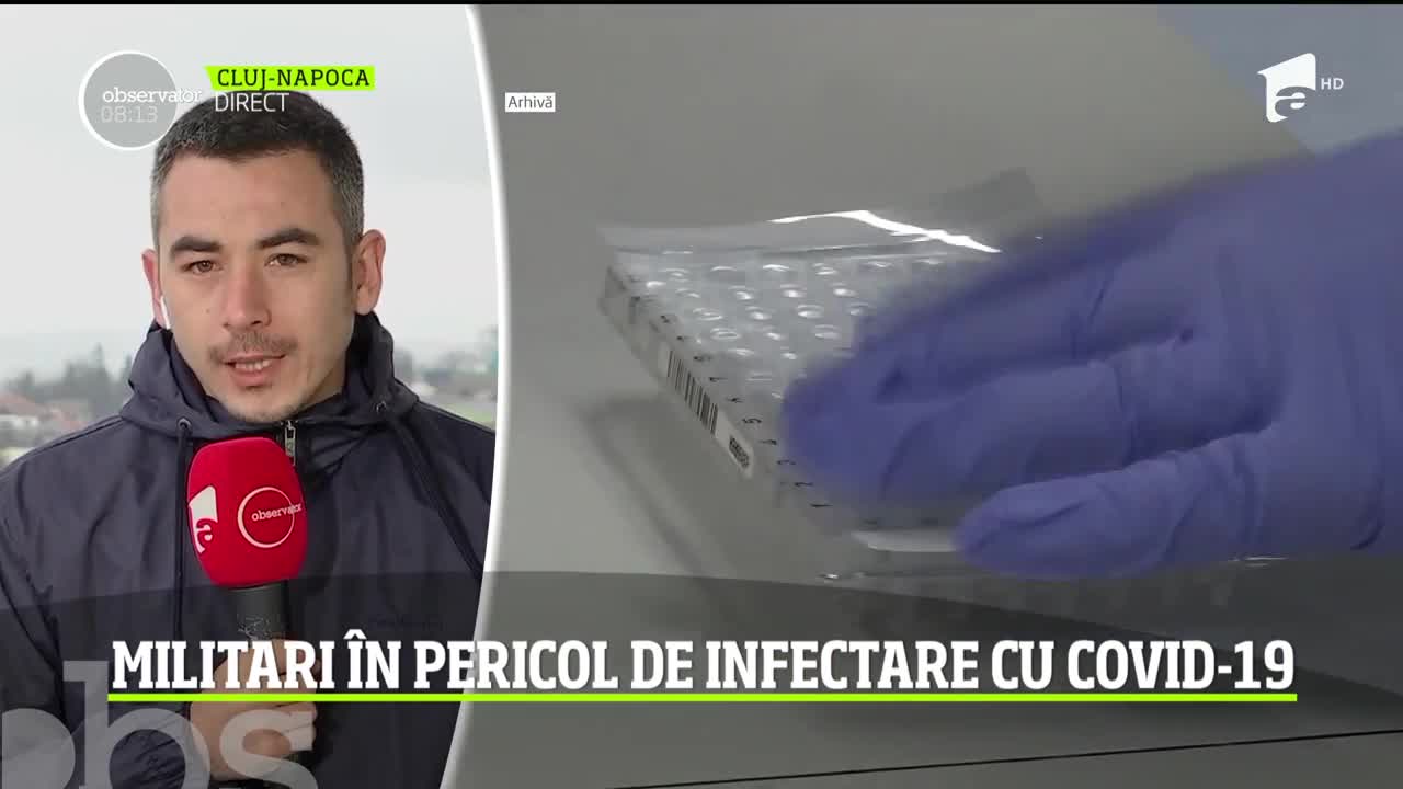 Militari &icirc;n pericol de infectare cu Covid-19. Soacra unuia dintre ei a fost confirmată cu coronavirus