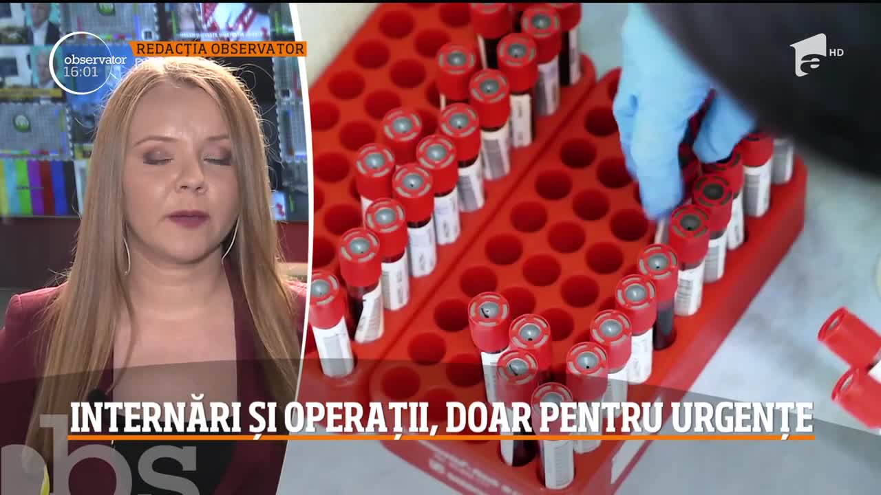 &Icirc;n spitalele de stat şi private nu se vor mai face internări dec&acirc;t pentru urgenţe!