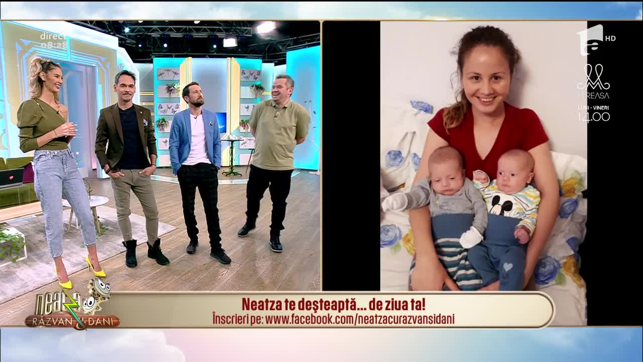 Neatza cu Răzvan și Dani te deşteaptă... de ziua ta! La mulți ani, Luciana!