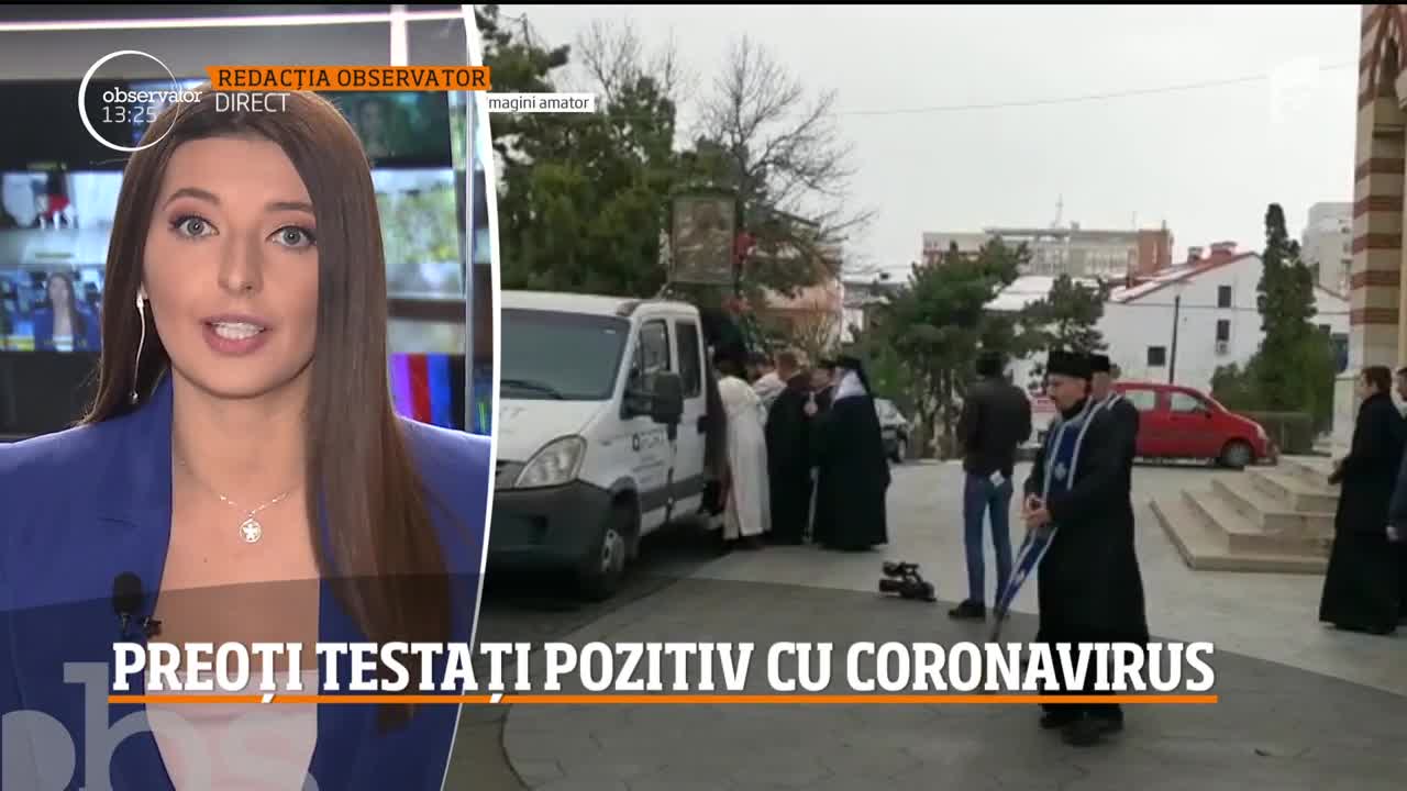 Observator Update, 25 martie, ora 13:00: Preoți testați pozitiv cu coronavirus