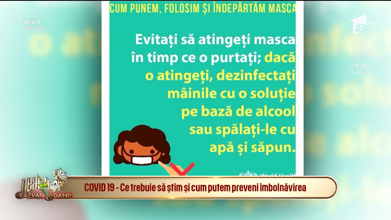 Bună dimineața, Sănătate! Ce trebuie să știm și cum putem preveni îmbolnăvirea cu coronavirus