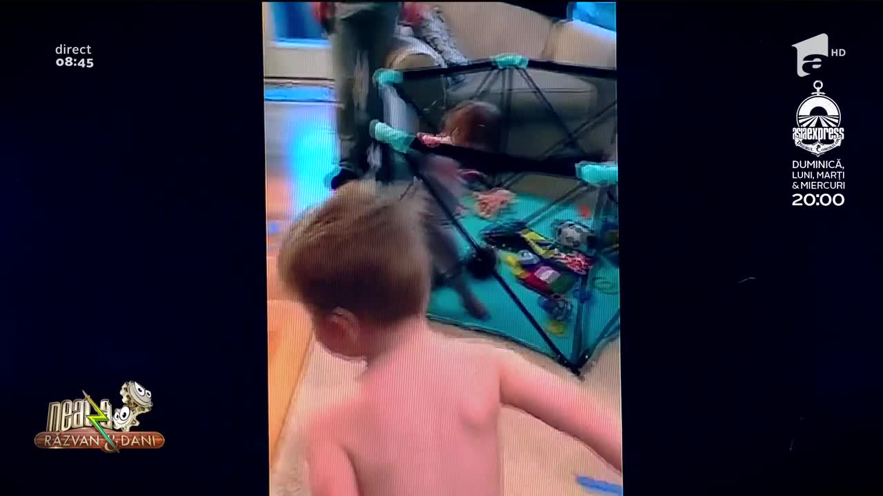 Smiley News. Nu știi cum să-ți ții copilul &icirc;n casă pe timp de carantină? O mămică i-a făcut băiețelului ei un traseu sportiv &icirc;n locuință