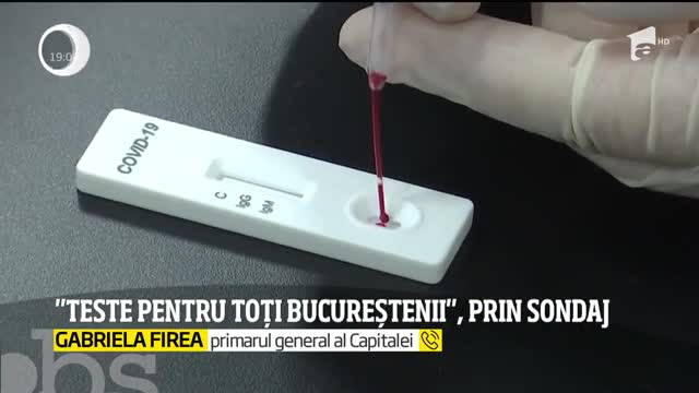 Toți bucureștenii vor fi testați pentru coronavirus