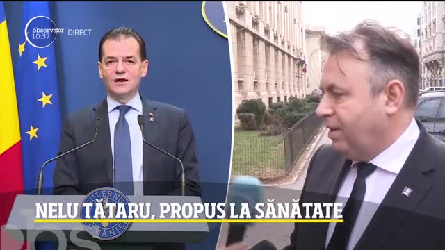 Ministrul Sănătății, demisie &icirc;n plină criză. Premierul Orban, declarații de ultimă oră