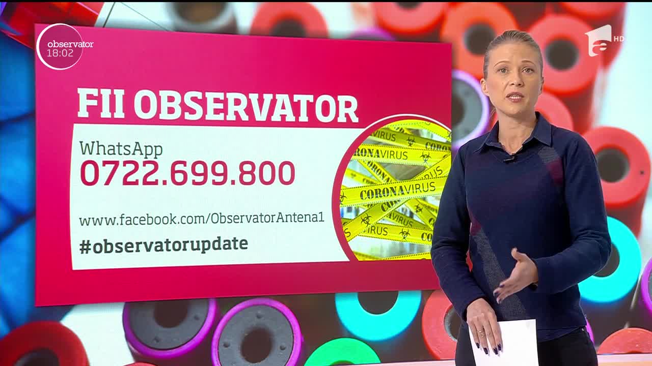 Observator Update, 27 martie, ora 18:00: Scenariul 4 &icirc;n lupta cu Covid-19